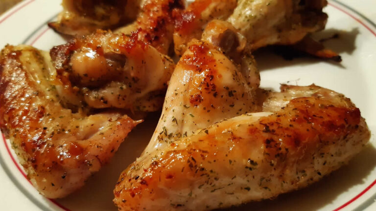 Alitas de pollo al horno