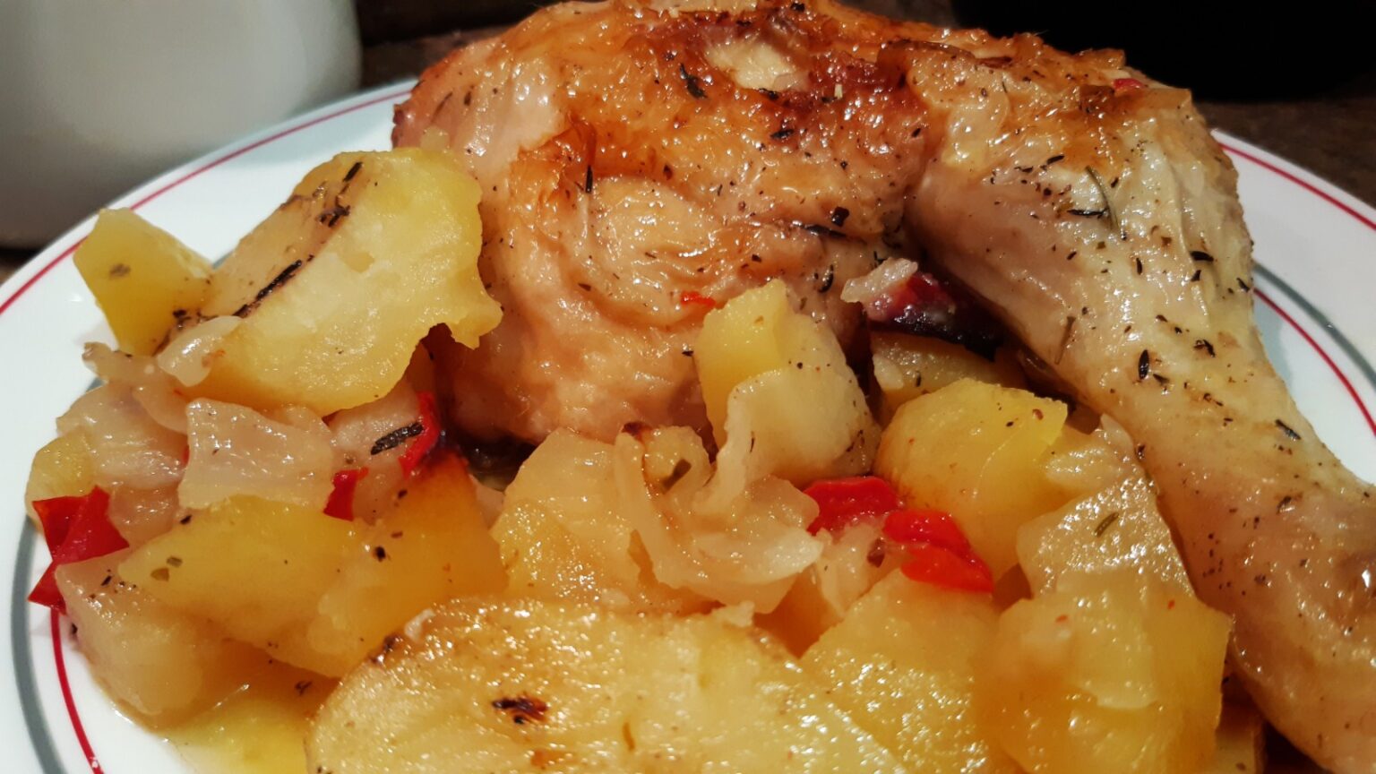 Pollo Al Horno Con GuarniciÓn Recetas De Cocina Abuela MarÍa 6973