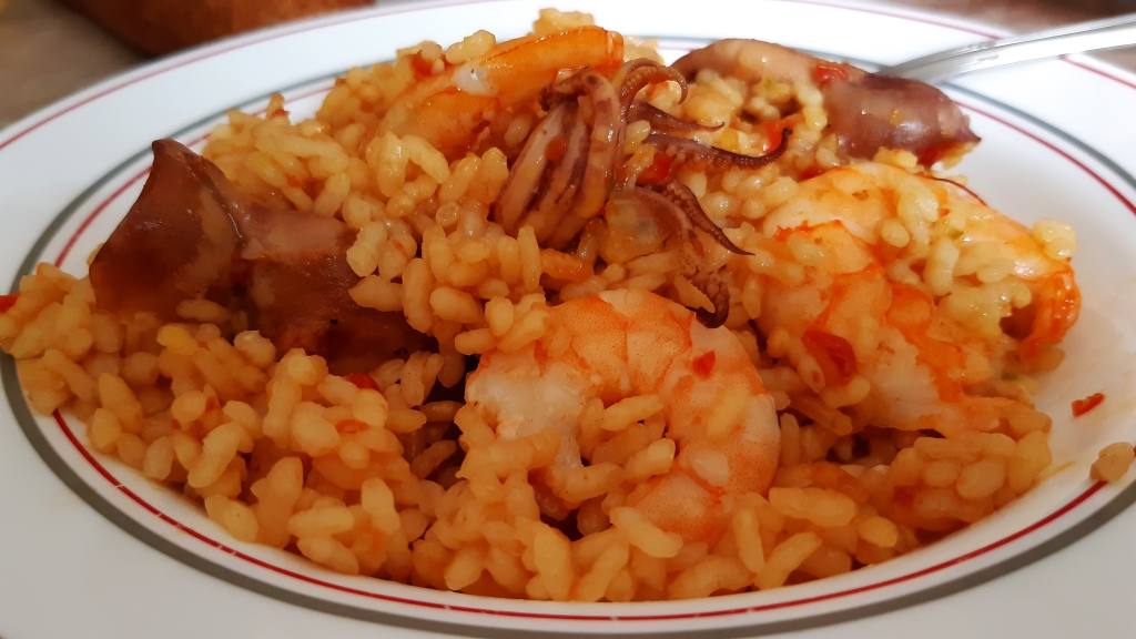 ARROZ CON GAMBAS Y LANGOSTINOS - RECETAS DE COCINA ABUELA MARÍA