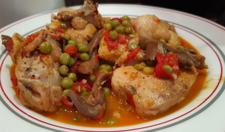 Receta de pollo en salsa