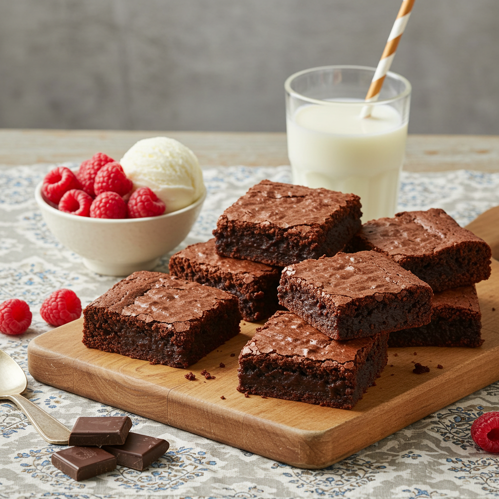 Receta de brownies de chocolate