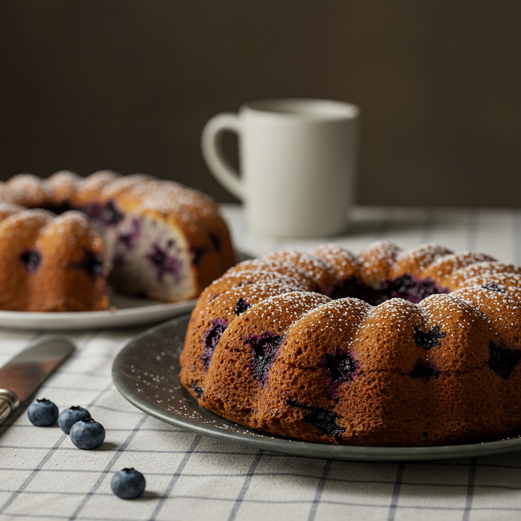 Budín de arándanos receta casera