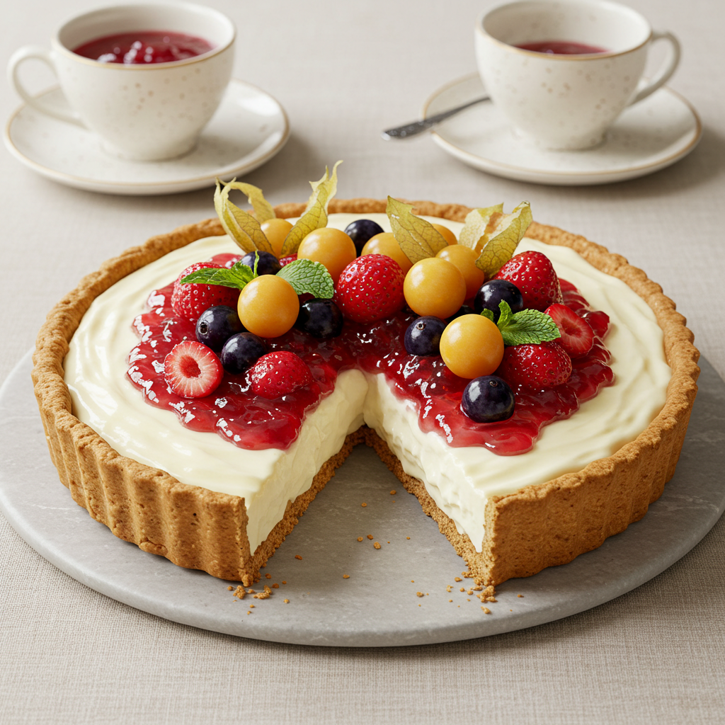 Receta de tarta de queso sin horno