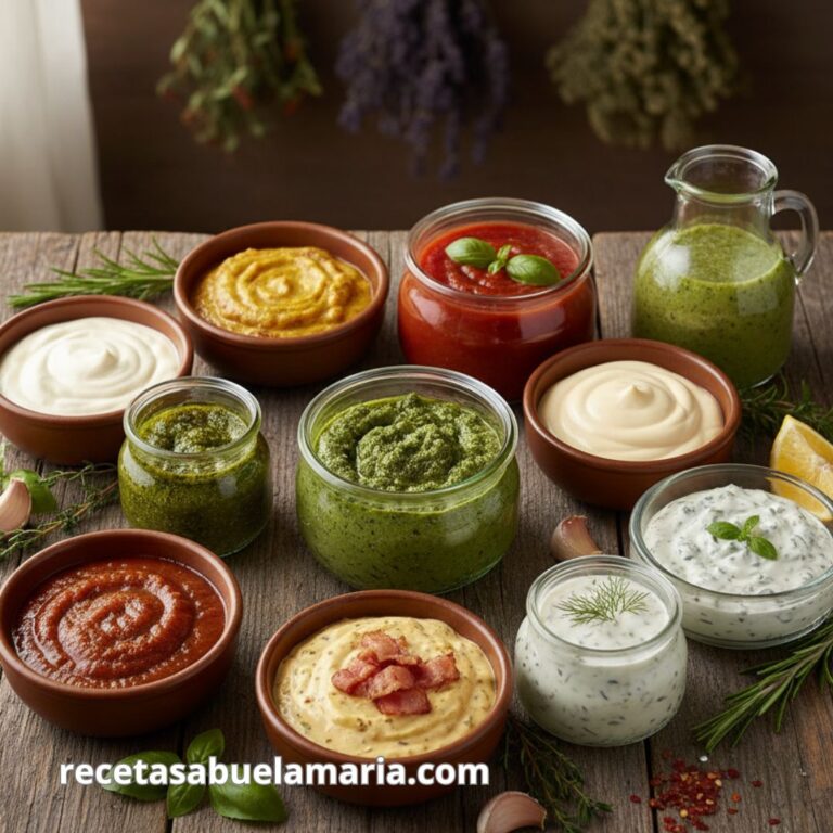 10 salsas básicas recetas fáciles