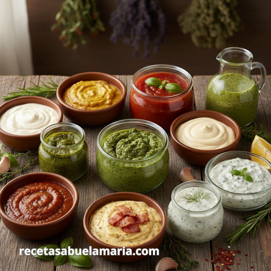 10 salsas básicas recetas fáciles