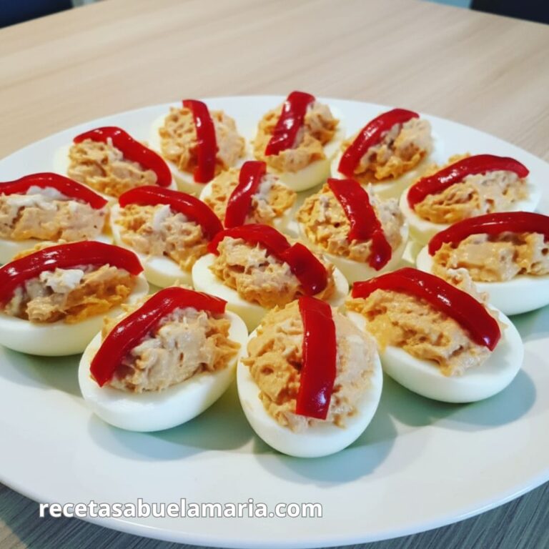 Receta fácil de huevos rellenos