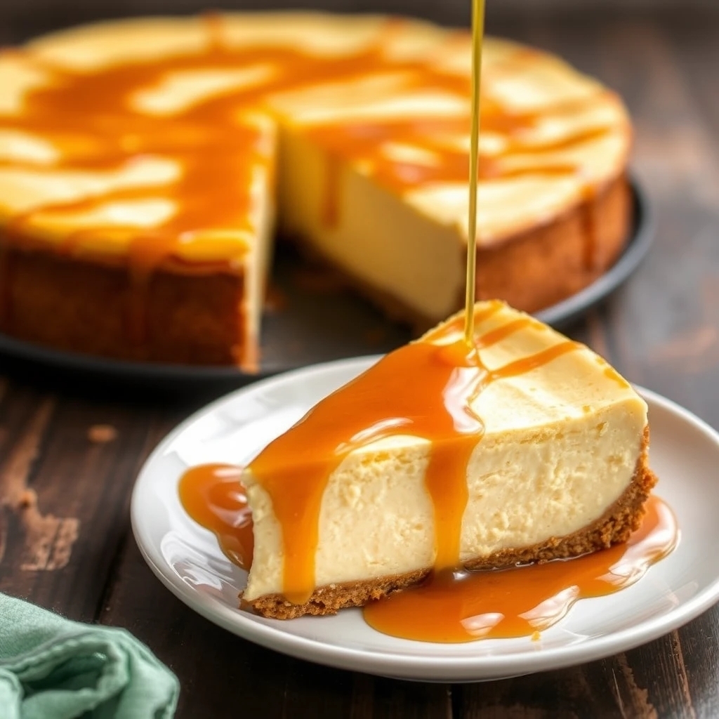 Cómo hacer esta deliciosa tarta de queso y dulce de leche, fácil de preparar y perfecta para disfrutar como postre.