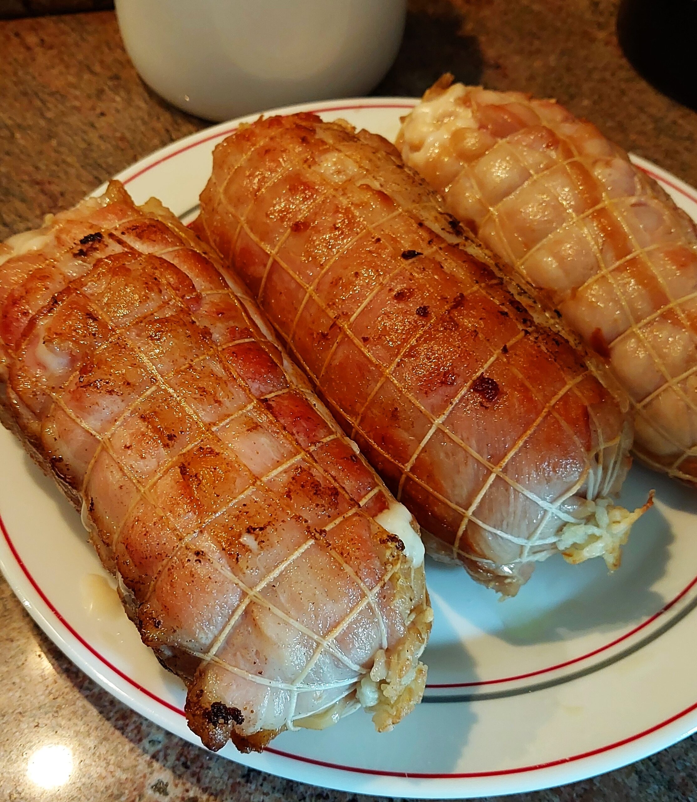 Receta de rollitos de pollo rellenos de queso