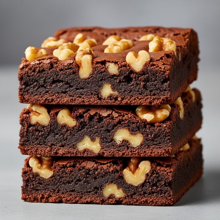 Brownie de triple chocolate