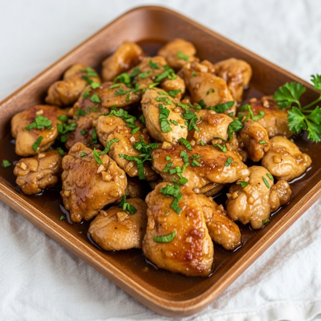 Receta de pollo al ajillo