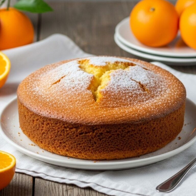Receta del famoso bizcocho de naranja