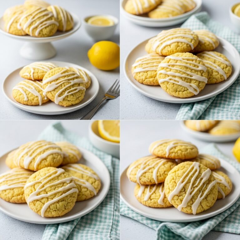 Galletas de limón con glaseado