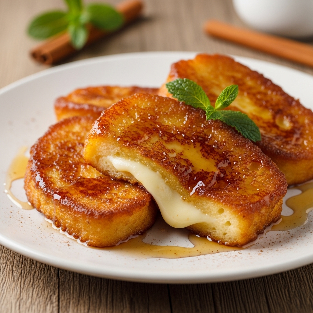Receta de torrijas rellenas