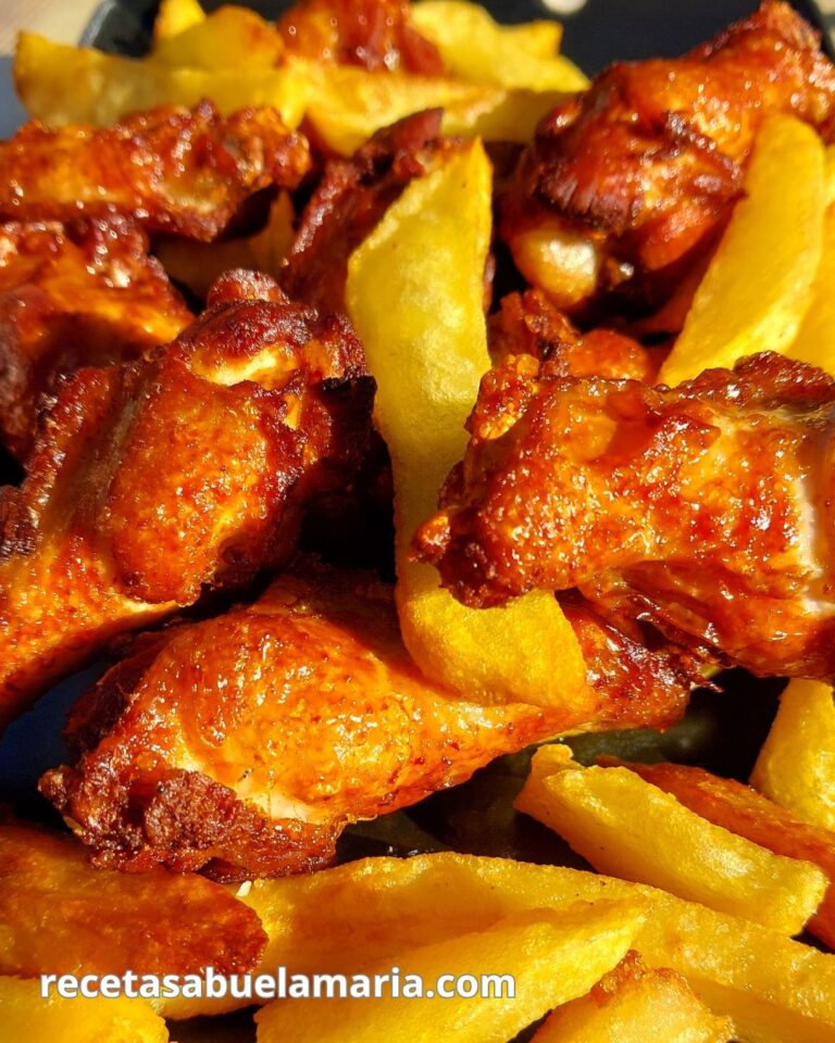 Alitas a la barbacoa al horno o fritas una receta fácil de hacer