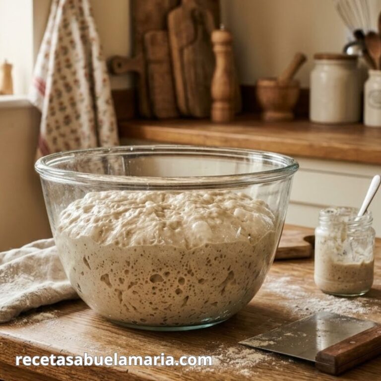Masa madre casera guía para hacerla y conservarla en casa