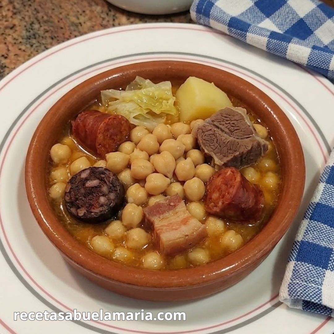 Cocido madrileño receta tradicional al estilo de la abuela