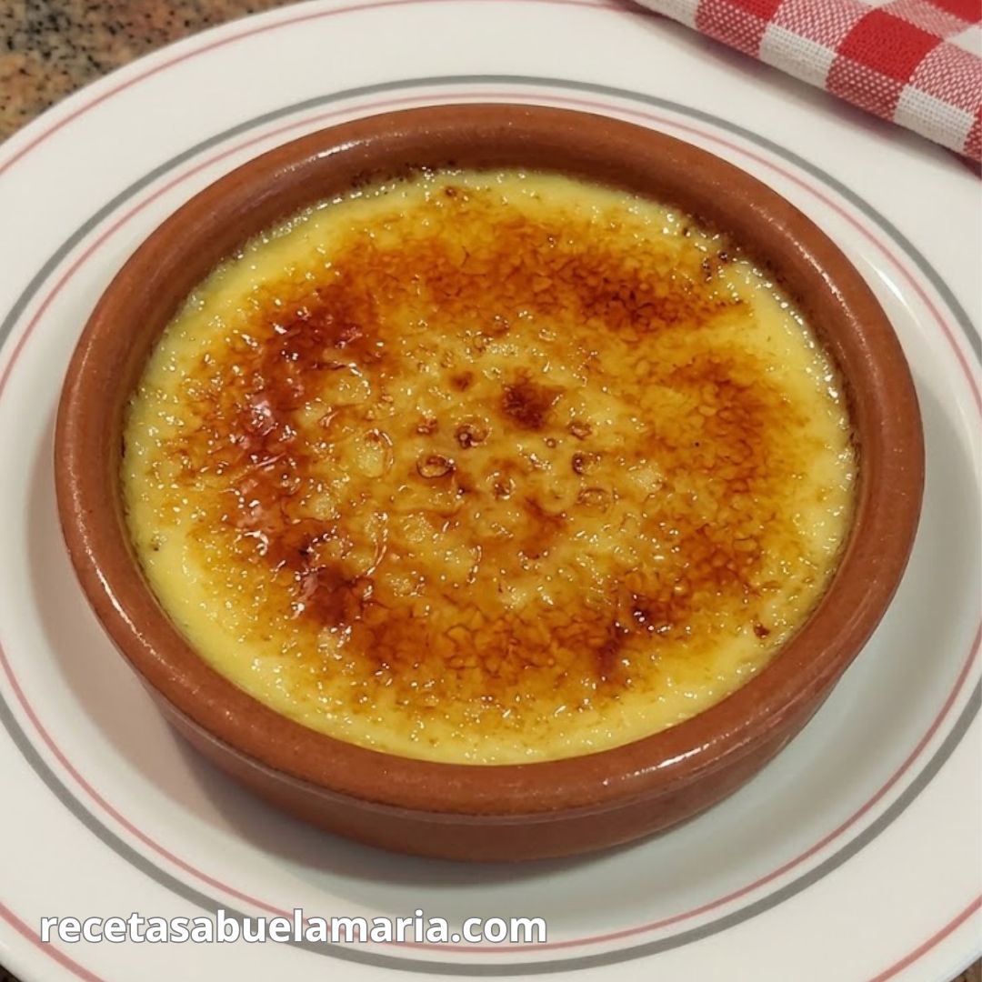 Crema catalana postre tradicional receta casera y fácil