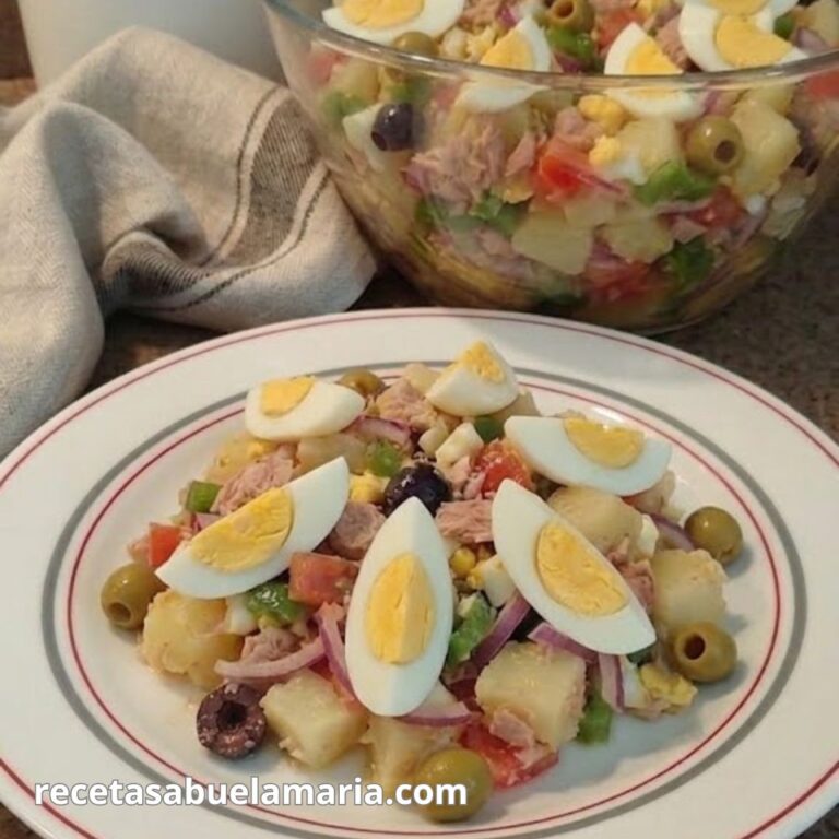 Ensalada campera la receta casera y fáil de la abuela Maria