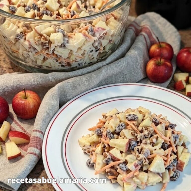Ensalada de manzana y zanahoria receta fácil y refrescante