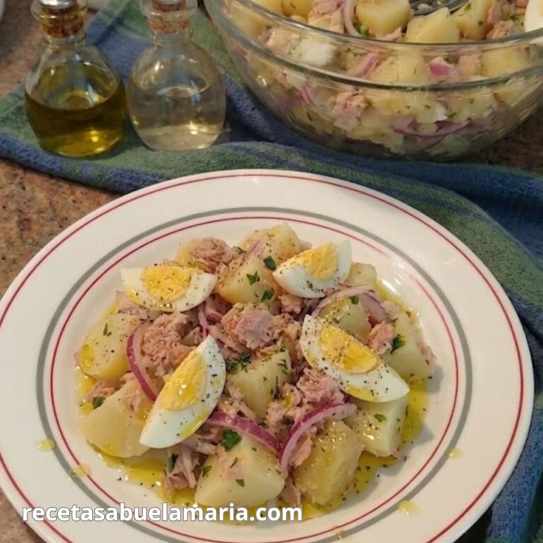 Ensalada de patata receta casera fácil y rápida