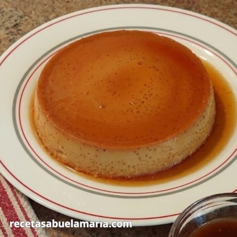 Flan casero receta tradicional de la abuela