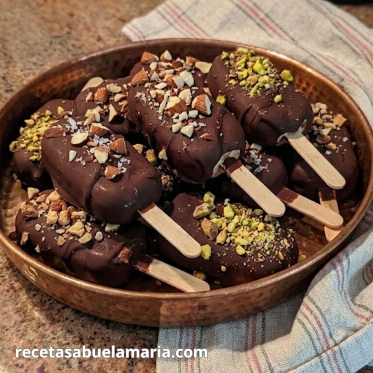 Helados tipo magnum caseros receta fácil y deliciosa
