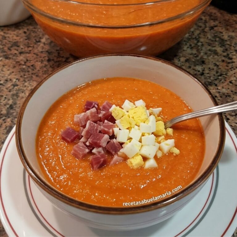 Salmorejo cordobés receta tradicioal clásica y auténtica