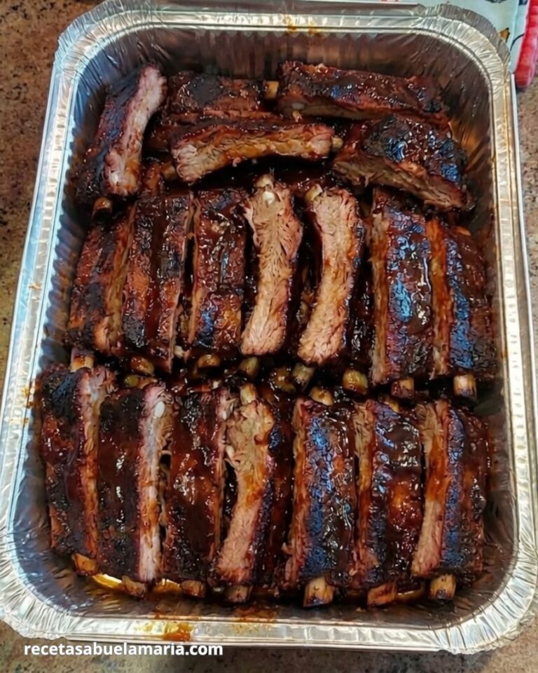 Tiras de costilla barbacoa receta para que quede tierna